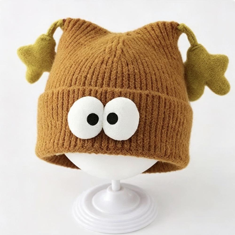 Thick Knit Kids Hat Polyester Toddler Hat Cute Baby Beanie Daily