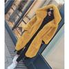 Winter plush imitation fur coat women's new loose and thickened imitation rabbit fur coat medium and long cotton clothes