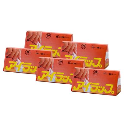 Von Iwatani Material Plastiktüte Augenbinde Mini zum Kochen mit Zwickel 15 x 25cm 30 Stück Transparent x 5 [Set 5]