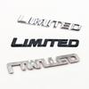 3d Metal Letters Car Rear Logo Limited Emblem Sticker for Ford Jeep Grand Cherokee Highlander Toyota Limited Badge Accessories