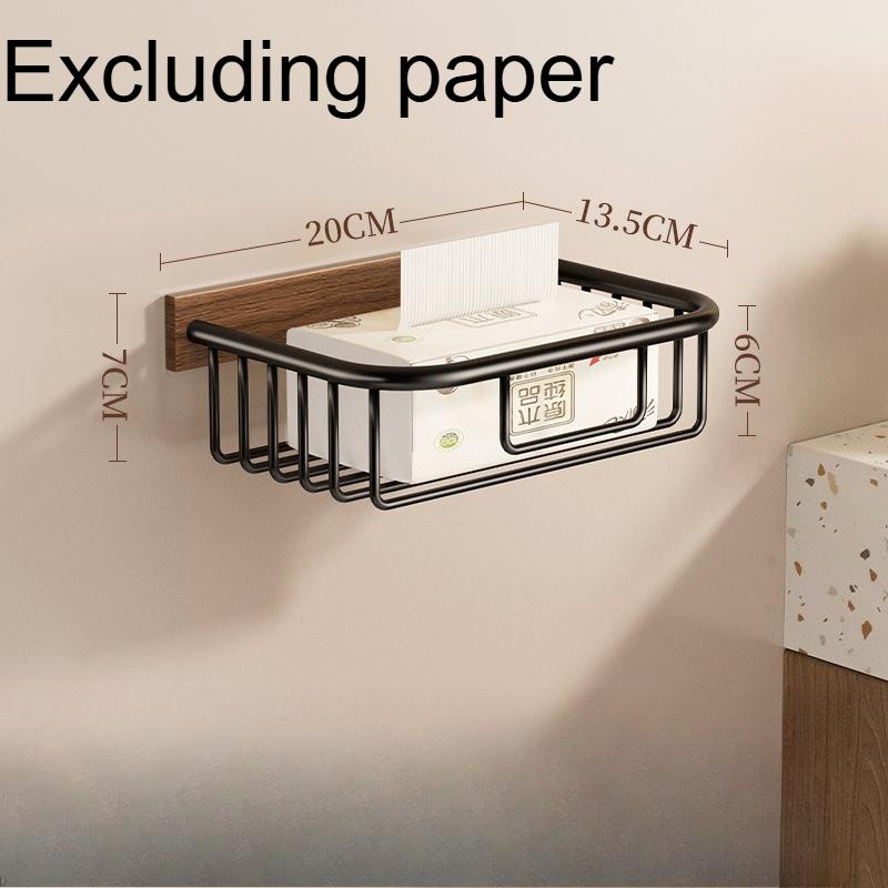 Toilet shelf storage rack Bathroom toilet wall mounted non perforated wall hanging rack Toilet storage basket hanging basket