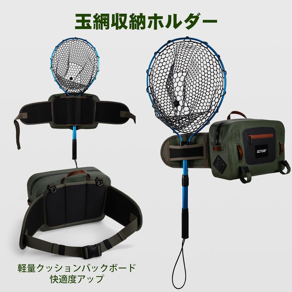 Goture Fishing 10L Large IPX8 840D TPU Fly Fishing Tackle Tackle for Outdoor Stream and Hiking Bag, Capacity, Waterproof, Material, Ultra-Lightweight,