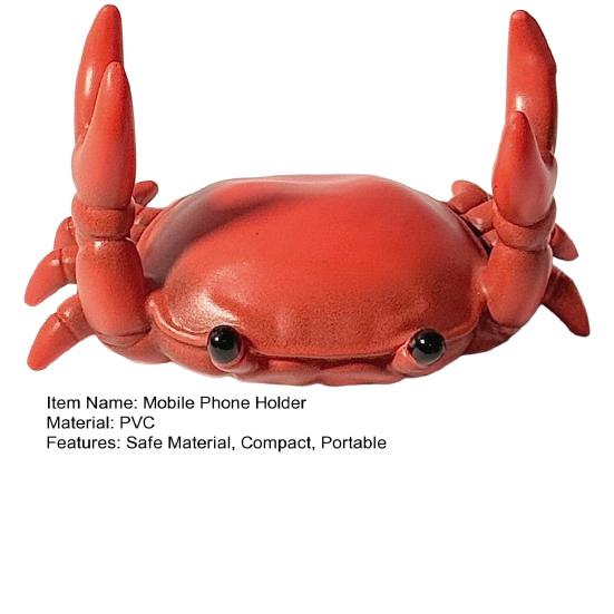 Suporte para Celular Design Garra de Caranguejo 3D Suporte para Celular Decorativo de Mesa Suporte Estável para Visualização Horizontal e Vertical