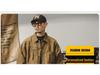 Men's Retro Herringbone Workwear Jacket - American Style, Heavyweight, Spring/Autumn