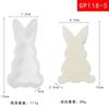 Cute Rabbit Candle Silicone Moulds Gypsum Car Mounted Incense Expanding Gypsum Soap Molds Easter Bunny Aromatherapy Candle Mold