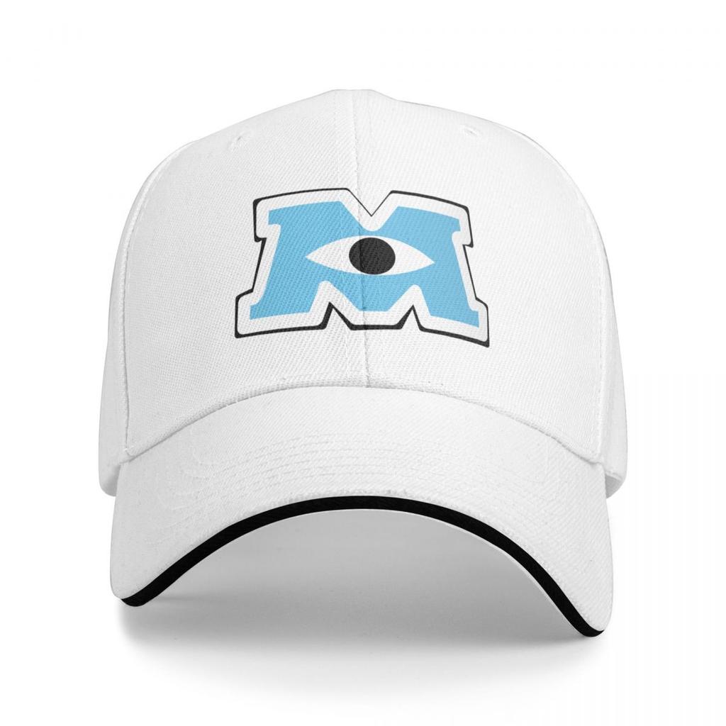 Monsters University Inc Logo M Baseball Cap Vintage Fishing cap Womens Hats Mens