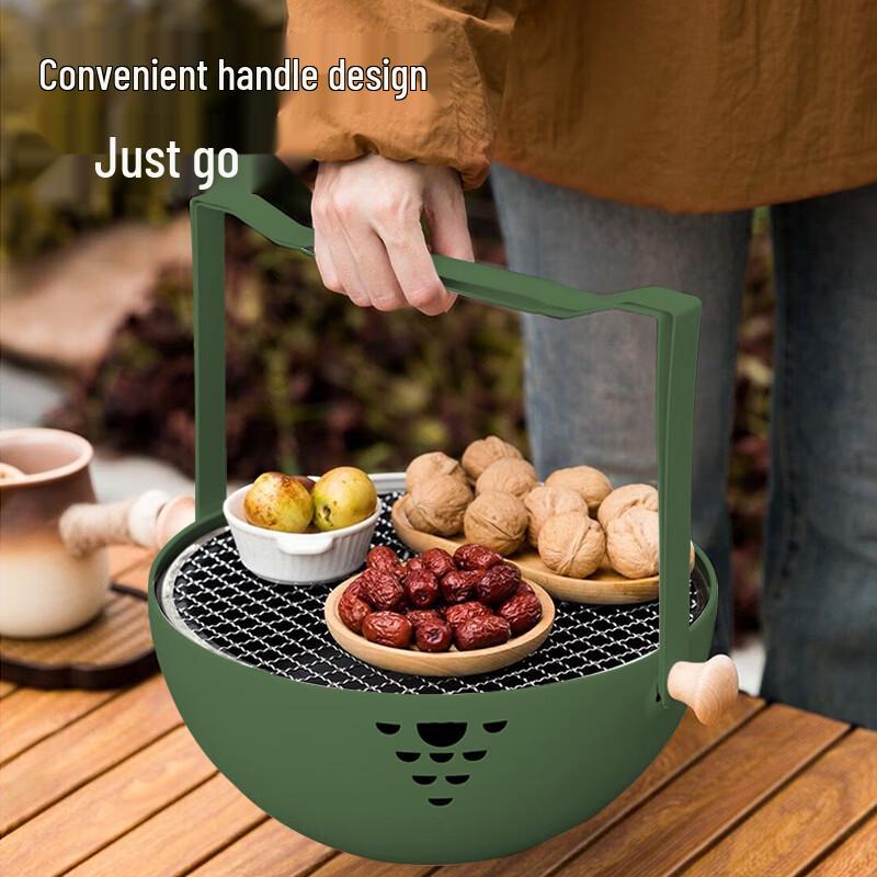 HODTOWN Portable Hemispherical Charcoal Grill Set