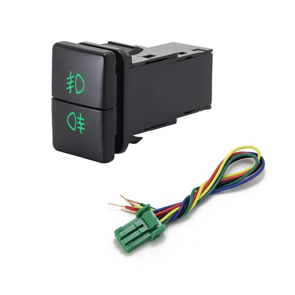 LED Dual Fog Light Switch Radar Parking Sensor Power Headlight Control Button for Suzuki Jimny - Ignis Spacia Speedwings