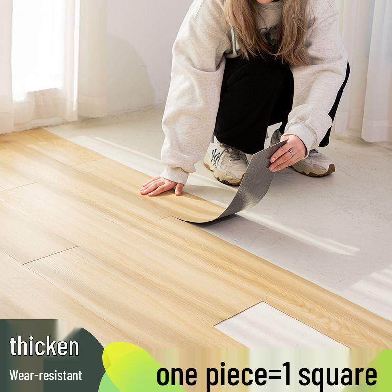 מדבקת רצפת אבן ויניל עמידה למים עם הדבקה עצמית: כיסוי PVC עבה ועמיד בפני שחיקה לחדרי שינה