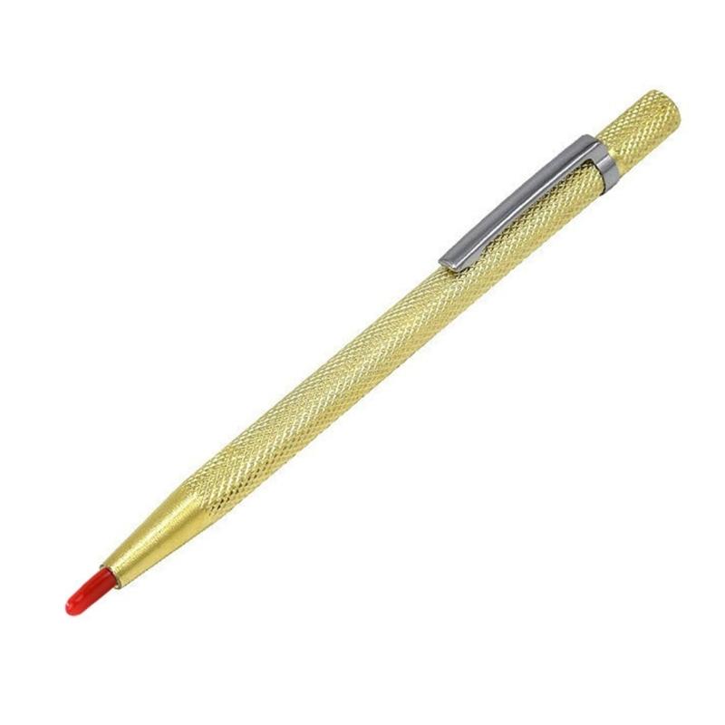 652F Sturdy Chrome Plated Scoring Pens with Steel Tips for Professional Metal Tile and Glass Projects