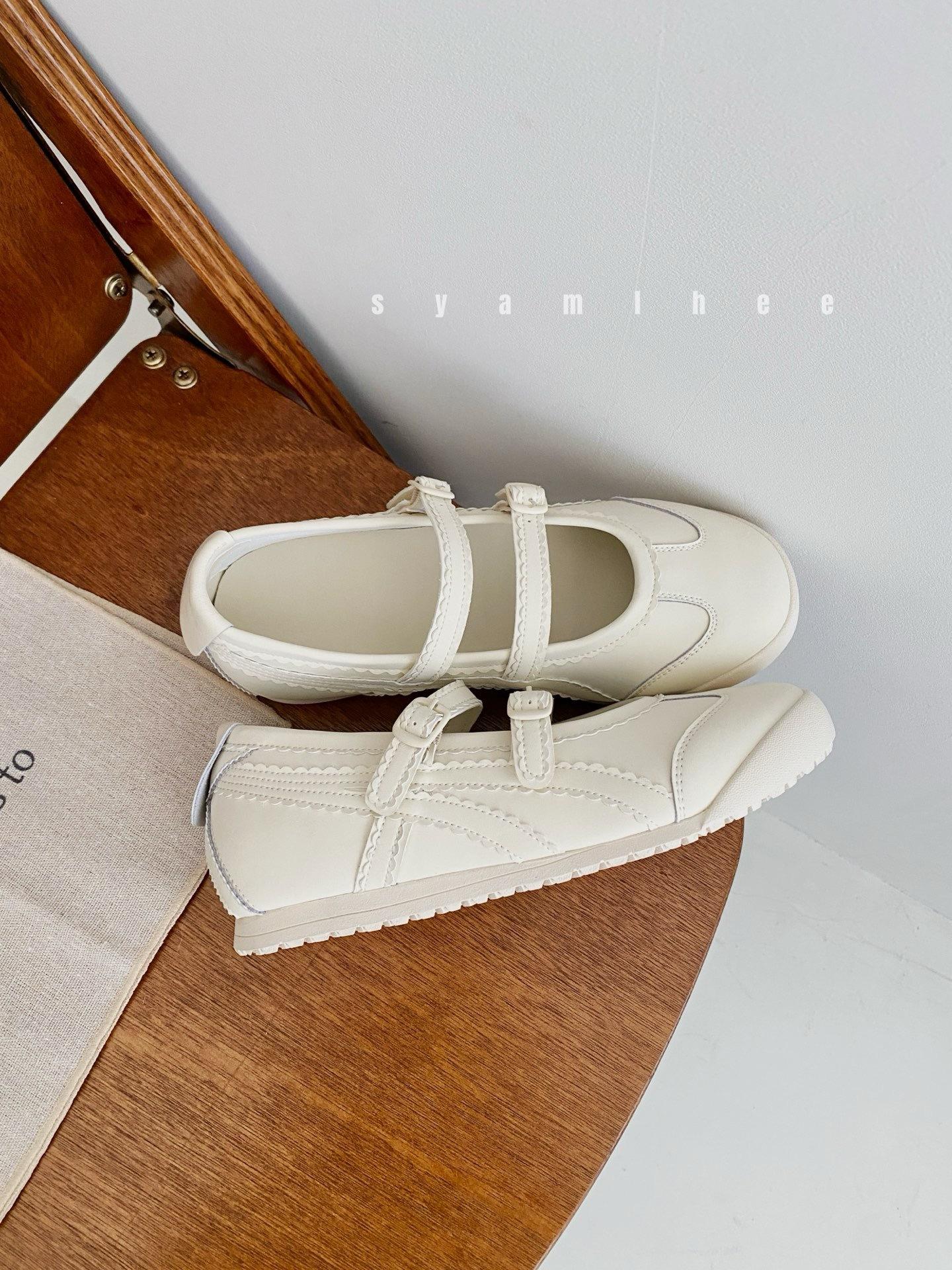 

Высококачественная версия ~ розовые туфли Мэри Джейн от Ghost, балетки с внутренним увеличением высоты, одинарные туфли на плоской подошве, новые женские кожаные туфли небольшого размера 39 бежевый