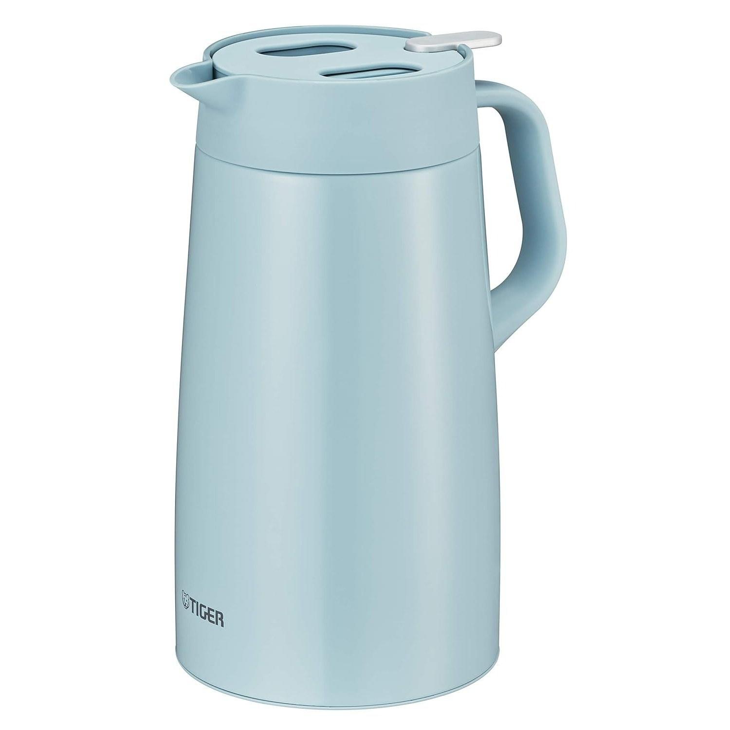 Tiger Insulated Cold Tabletop Pot Large Capacity 1.6L Aqua Blue PWO-A160AC
