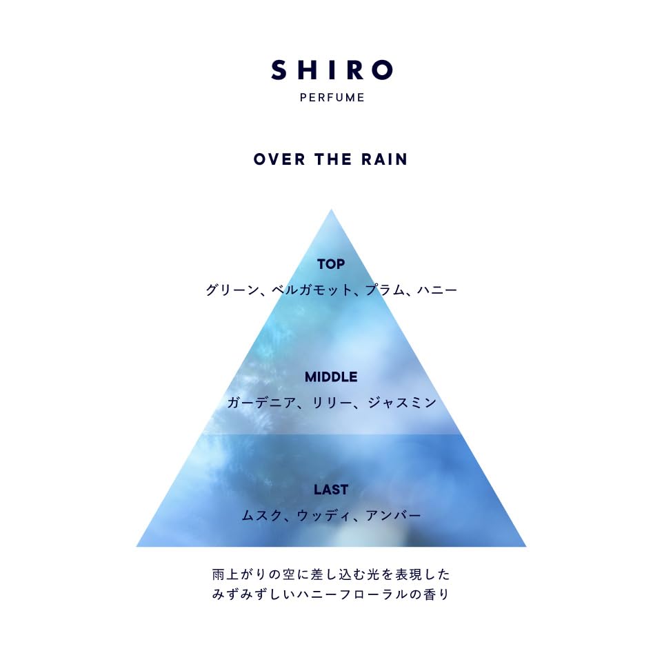 SHIRO PERFUME OVER THE RAIN Eau de Parfum 50mL