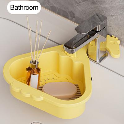 Cestello Scolapiatti Portata Elevata Universale Installazione Semplice Scolapiatti Triangolare da Appoggio per Lavello da Cucina con Foro di Scarico