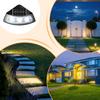 Solar Lights For Stairs Solar Step Lights For Outside Waterproof Led Bright 6500K Waterproof Decorative Lighting For House
