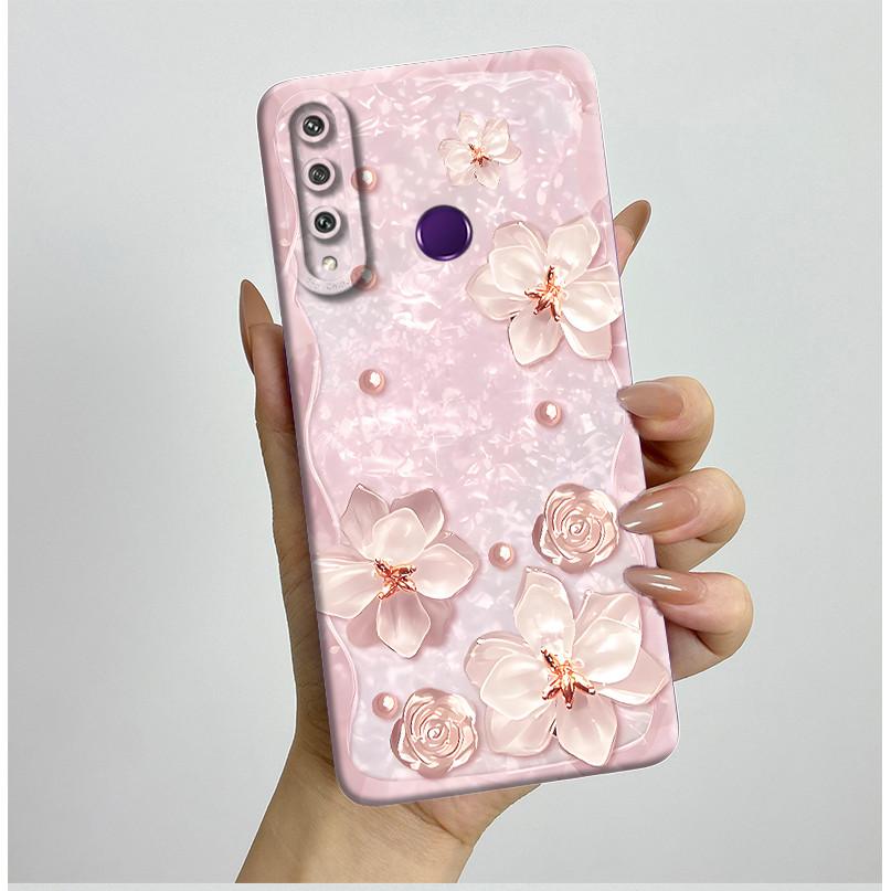 

Чехол для Huawei Y6p MED-LX9 Красивые Бабочки Цветы Coque Мягкий Жидкий Силикон Чехол для Телефона Для Huawei Y7p Y 6p 2020 Задняя Крышка Huawei Y7P