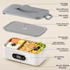 4-speed Temp Wireless Heating Food Container Cordless & Water-free Electric Lunch Box  Travel Meals