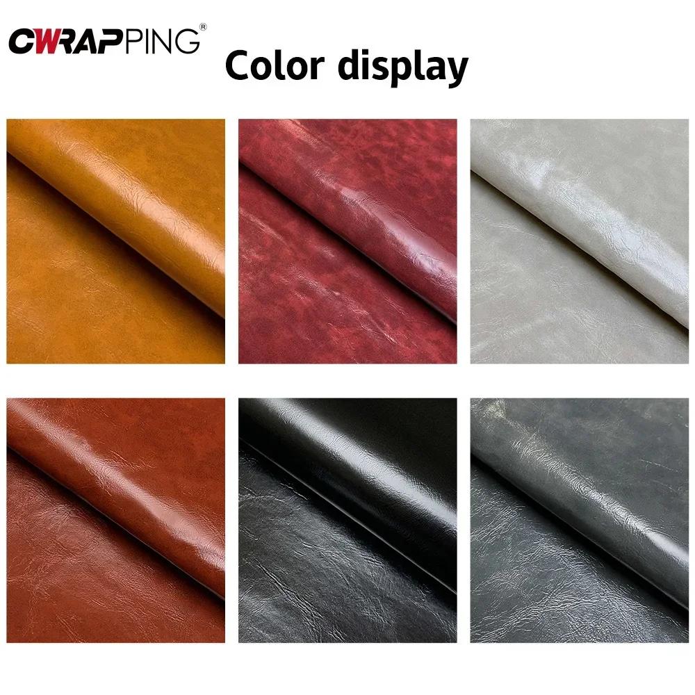 Car Self-Adhesive Leather Repair Sticker Car Seat Refurbishment Vinyl Oil Leather Anti-Scratch Sofa Furniture Refurbishment Tool