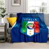 Italy Football Crest Blanket Suitable for Sofas, Beds, Offices, And Camping - Perfect Gift for Halloween Christmas