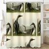 Nature Inspired Bath Curtain Handcrafted Print Design for Bathroom Decoration 72x84 Inches Waterproof Shower Curtain Set with Ho