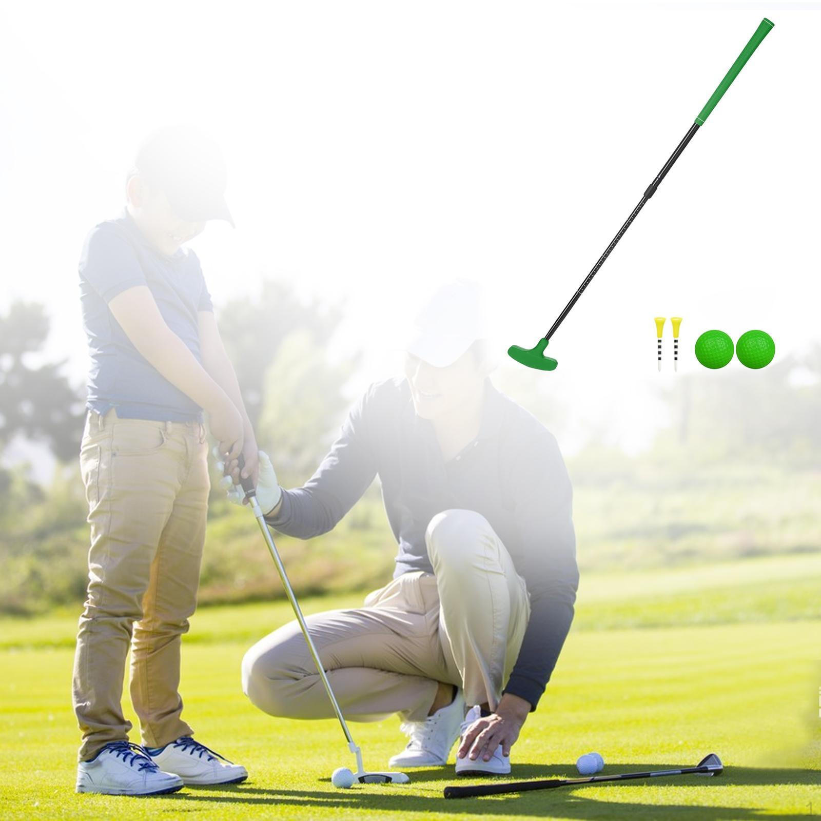 

Регульований гольф-патер для використання правою та лівою рукою з висувною функцією зелений