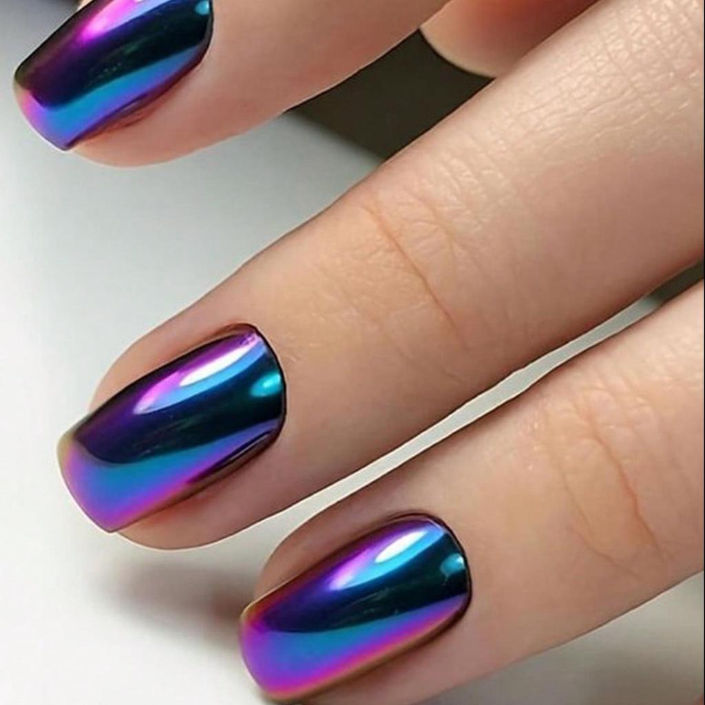 Pegatinas Desmontables para Uñas Estilo Europeo y Americano - Uñas Postizas Simples y Llevables