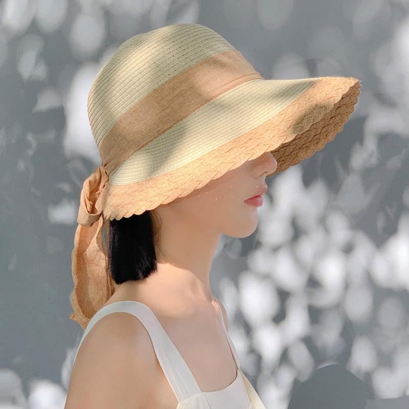 Summer, Women, Sun Hat, Foldable, Large Brim, UV Resistant, Fashionable Sun Hat, Face Covering, Summer, Cool Hat