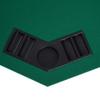 1.2m/48 Inches Foldable Poker Table Top 8 Players Blackjack Tables Chip Trays