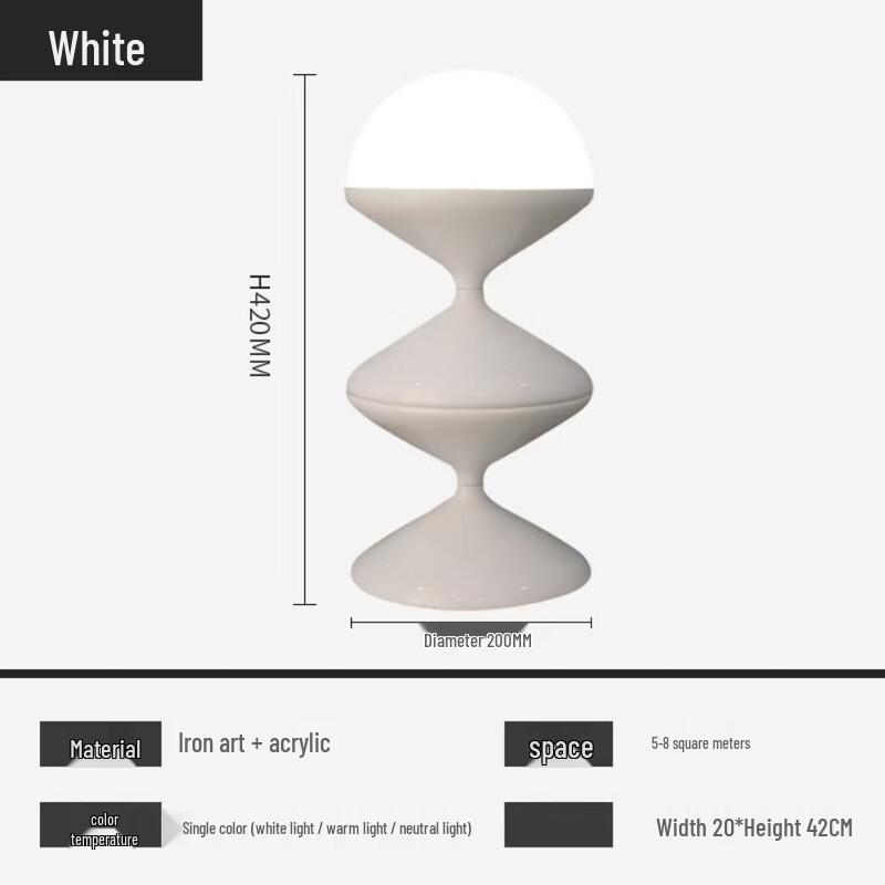 Pailide Cream Style Gourd Floor Lamp