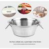 Jingyuheng Stainless Steel Rice & Vegetable Washing Basin with Drainer Basket
