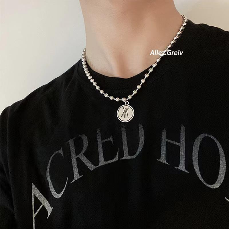 Spice Girls Sweet Cool Cosmic Opal Artificial Pearl Necklace Female Tide Double Layer Stacked Wearing Love Hip Hop Collarbone Chain