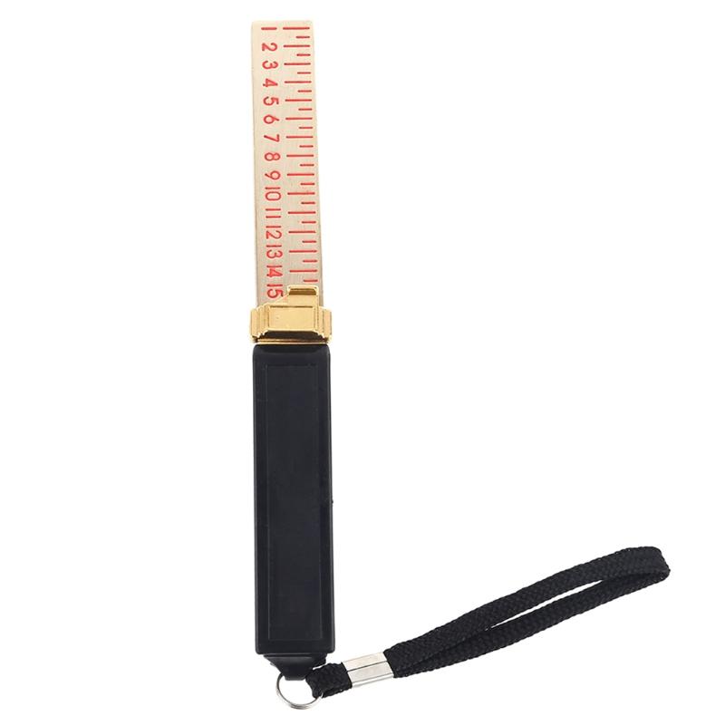 

Feeler Gauge Metric Portable1-15mm Wedge-Shaped Vernier Feeler Gauge,Inspection Flatness Measuring Tool 0.2/0.5 MM 1