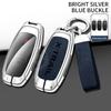 Zinc Alloy Car Key Case Cover For Nissan X-Trail T30 T31 T32 T33 Key Shell Protector Bag With Keychain Interior Accessories