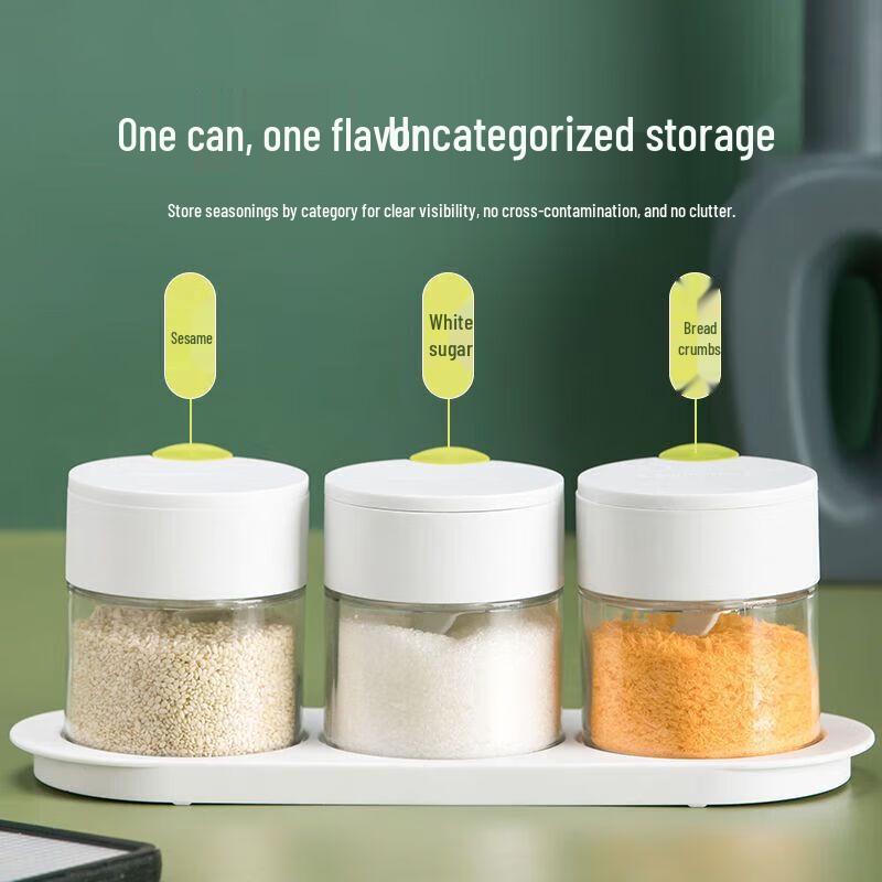 Chahua Glass Seasoning Jar and Box Set