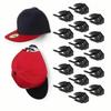 5/10 Piezas Ganchos Adhesivos para Sombreros Estantes de Almacenamiento para Sombreros Casuales Sin Taladro Sujeción Fuerte Para Armario Dormitorio Entrada Almacenamiento de Sombreros