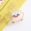 Clip Cartoon Letter Clip Index Clamp Paper Clip Transparent Clip Binder Clips Snacks Sealing Clip