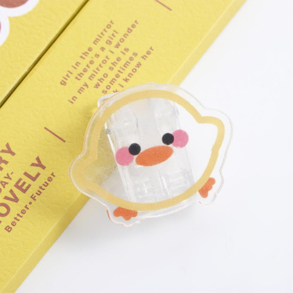 Clip Cartoon Letter Clip Index Clamp Paper Clip Transparent Clip Binder Clips Snacks Sealing Clip