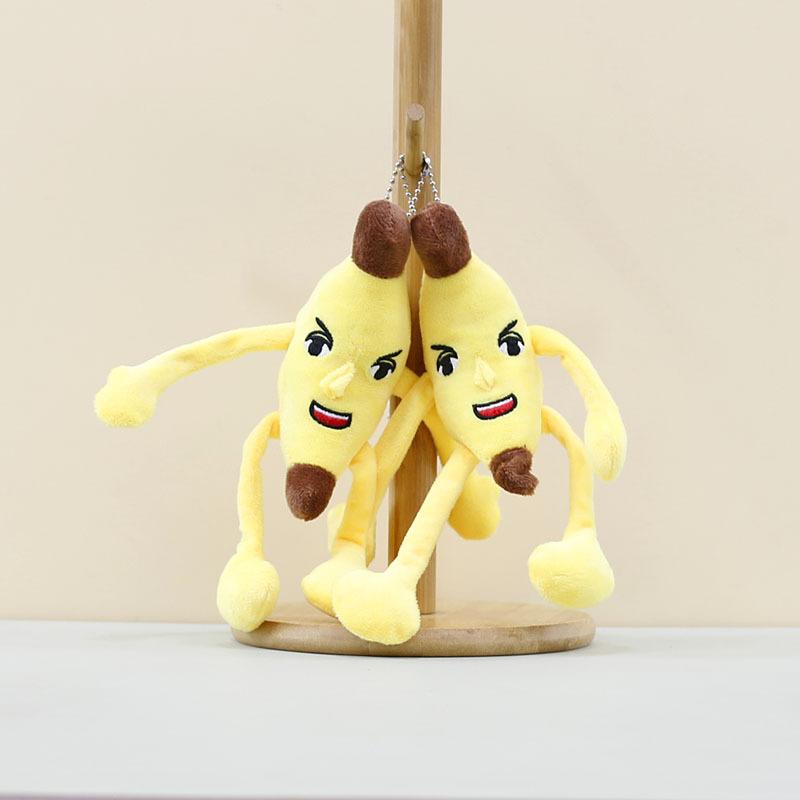 Banana Lovely Plush Doll Keychain Ideal For Kids Gift Soft Stuffed Decor Animal