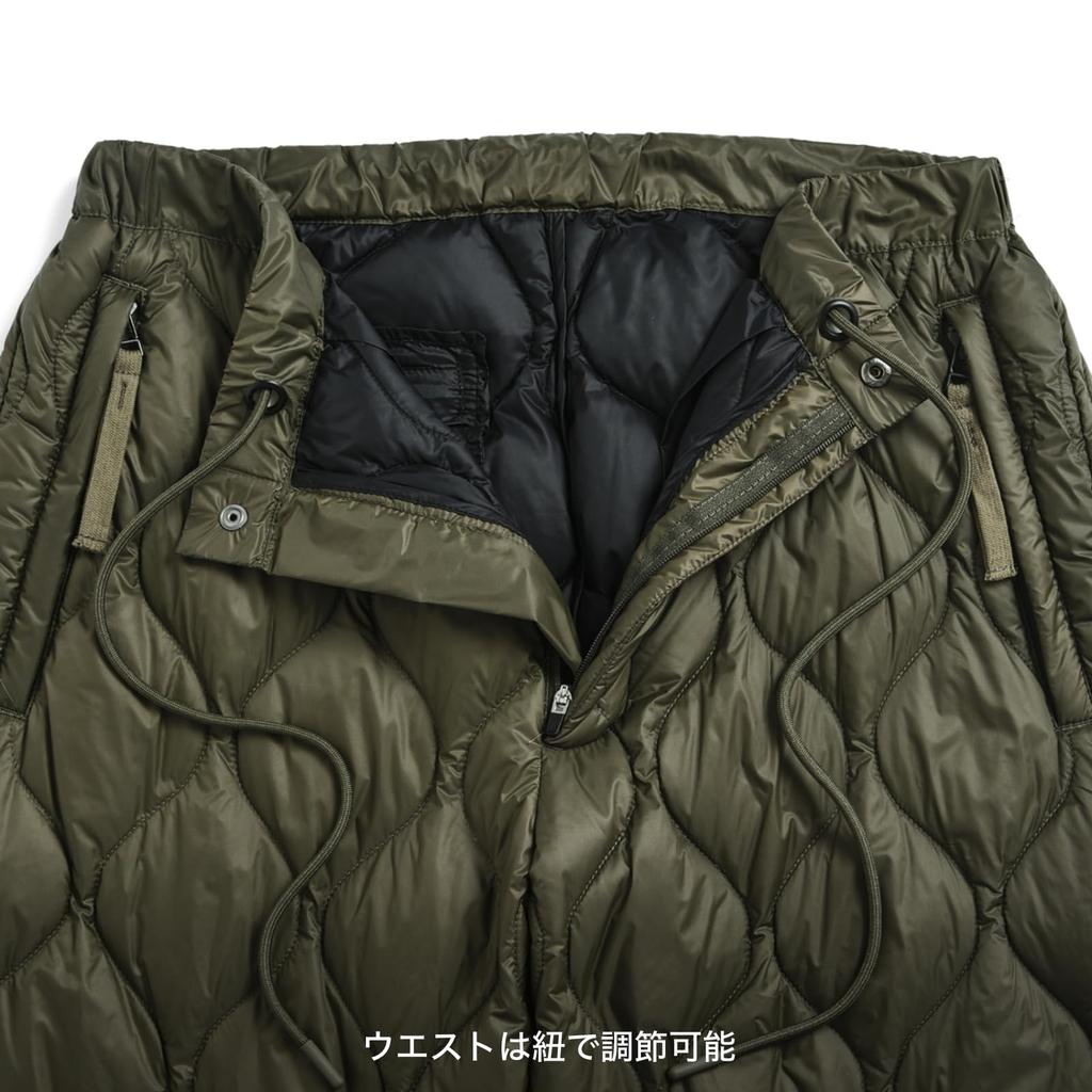 Taion Down Pants Olive 130LSTDML-1