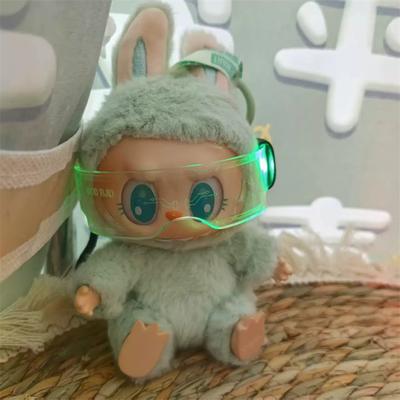 Para Óculos Brilhantes DIY Labubu Adequados para Acessórios de Boneca de 15-20cm Óculos 3D Presente de Aniversário Fofo para Meninas Brinquedos para Crianças