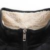 Men's Casual Fleece Solid Color Zipper Vest, Men's Stand-up Collar Lambskin Stand-up Collar Vest