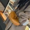 Genuine Leather Women's New Cowhide Diagonal Span Bag with Two Shoulder Straps.