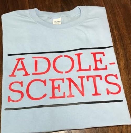 

THE ADOLE-SCENTS Подростки Панк-рок хардкор трэш группа Футболка Футболка Музыка 2XL