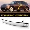Front Left Door Car Chrome Handle Fit 2008 2010 2009 2011 2012 2013 Nissan Rogue