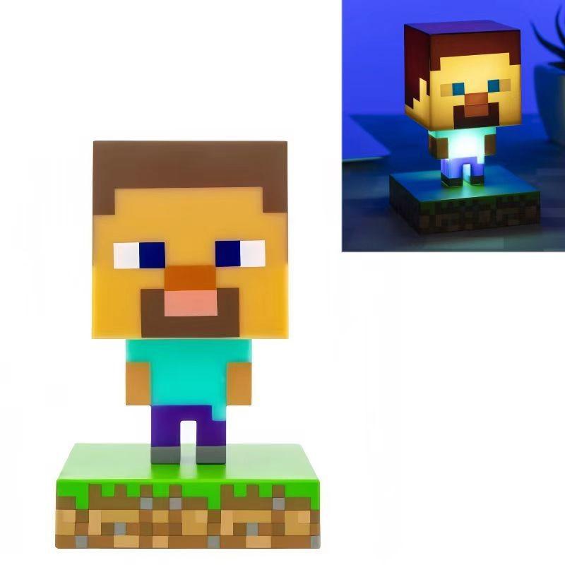 Minecraft 3d Character Night Light With Led Glow For Kids Bedroom Decor