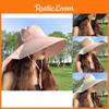 Wide Brim Sun Hat For Women Summer Uv Protection Neck Covering Stylish Design