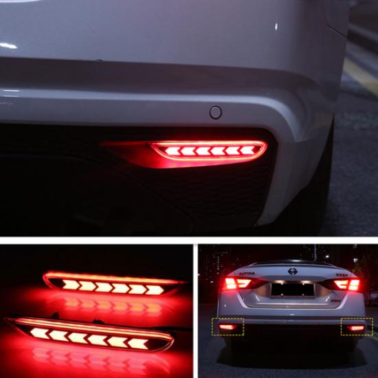For   NISSAN ALTIMA LED Rear Fog Light Tail Bumper Light Sets