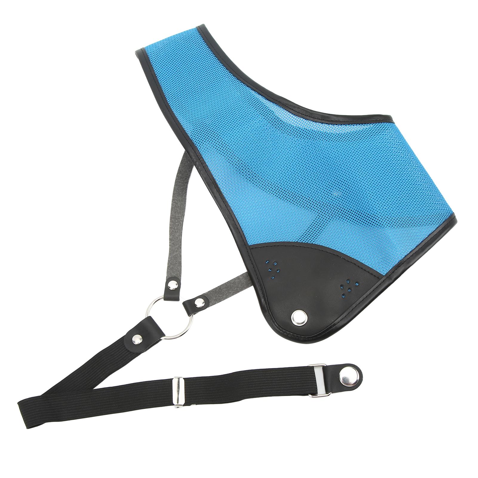 

Archery Chest Guard Protector Blue Adjustable Bow Shooting Hunting Chest Protective Gear Left Side for Youth Adult L