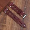 Vintage Leder Uhrenarmband 18mm 20mm 22mm 24mm Atmungsaktives Loch Handgenähtes Armband für Herren Damen Ersatz Handgelenkband