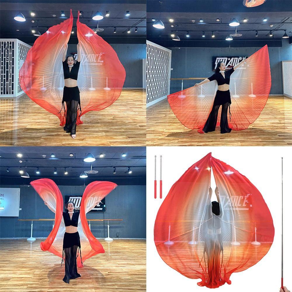 Scalable Rods Belly Dance Accessories Props Colorful Scarves Flag  Dance Party